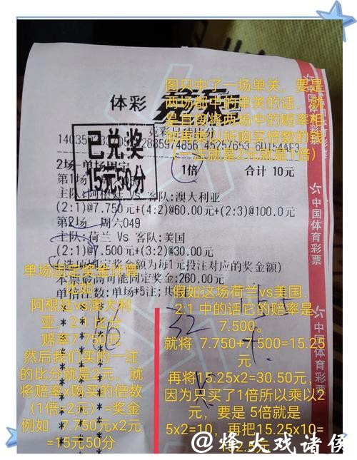 世界杯竞彩奖金派奖规则解析 世界杯竞彩奖金派奖规则解析